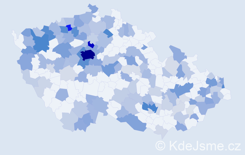 Jméno: 'Marko', počet výskytů 453 v celé ČR
