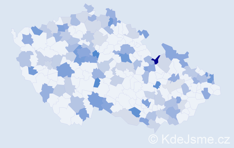 Jméno: 'Nikoleta', počet výskytů 193 v celé ČR