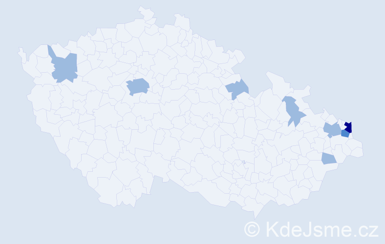 Jméno: 'Andrzej Stanislaw', počet výskytů 12 v celé ČR