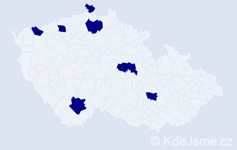 Jméno: 'Filip Pavel', počet výskytů 7 v celé ČR