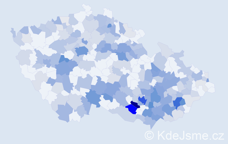 Jméno: 'Milana', počet výskytů 562 v celé ČR