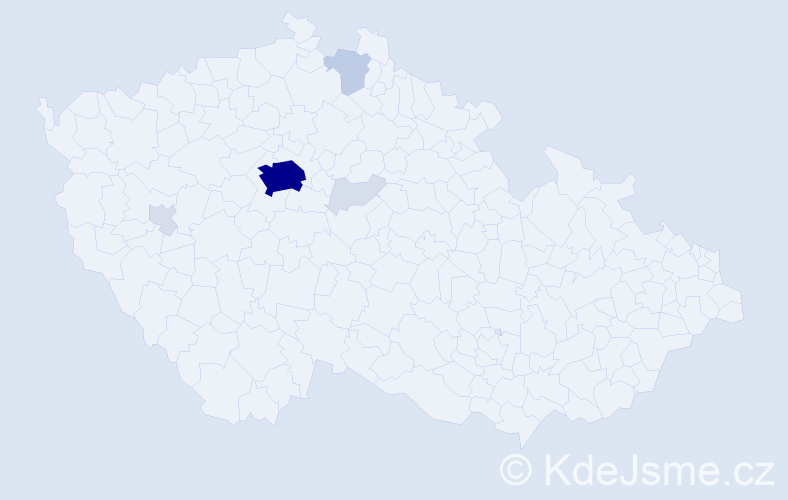 Jméno: 'Sherzod', počet výskytů 24 v celé ČR