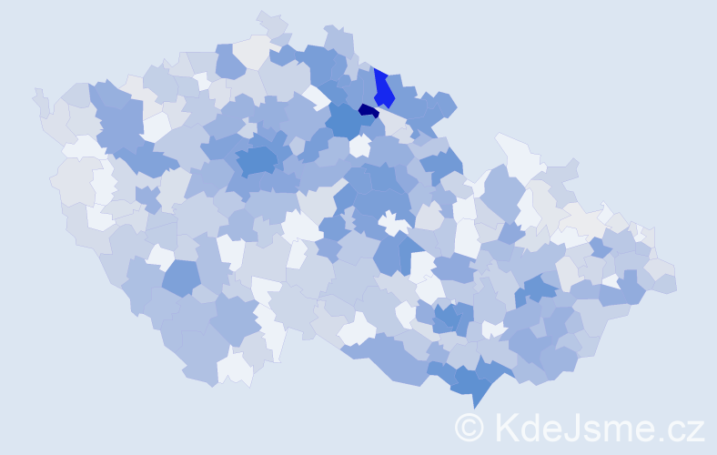 Jméno: 'Lubor', počet výskytů 1366 v celé ČR