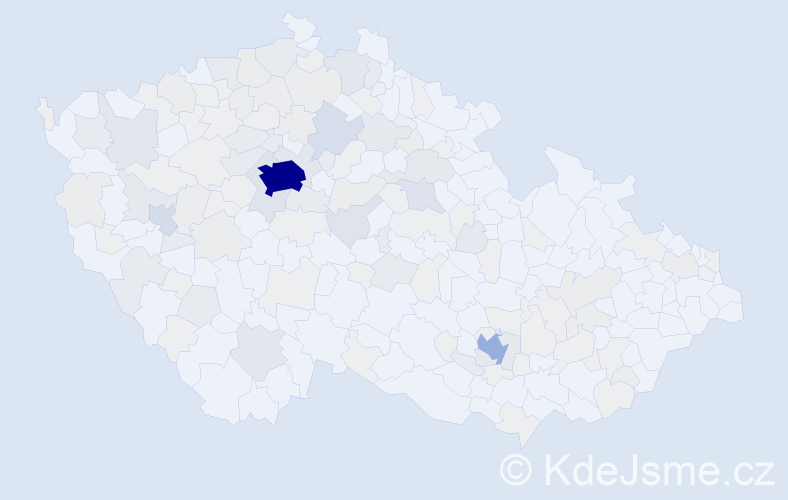 Jméno: 'Vladyslav', počet výskytů 411 v celé ČR