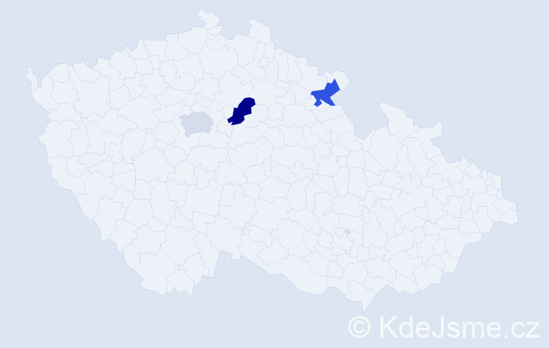 Jméno: 'Luisa Anna', počet výskytů 3 v celé ČR