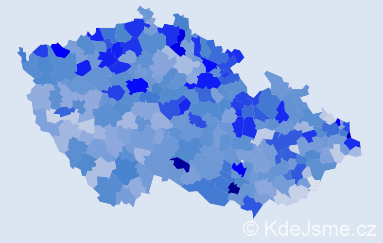 Jméno: 'Otto', počet výskytů 3627 v celé ČR