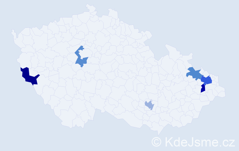 Jméno: 'Van Khai', počet výskytů 8 v celé ČR