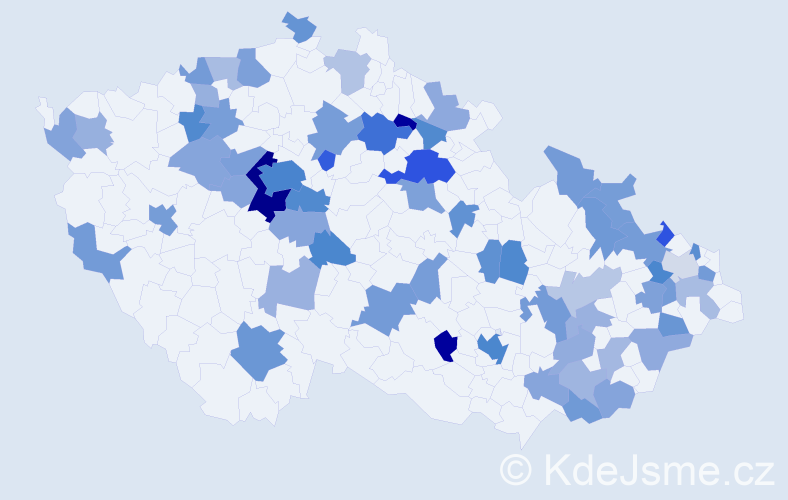 Jméno: 'Sofie Anna', počet výskytů 117 v celé ČR