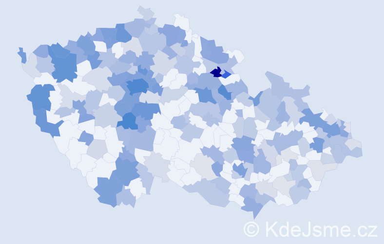 Jméno: 'Galina', počet výskytů 526 v celé ČR