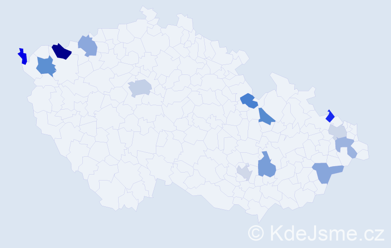 Jméno: 'Kerstin', počet výskytů 18 v celé ČR