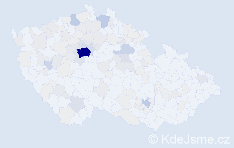 Jméno: 'Vitalii', počet výskytů 335 v celé ČR