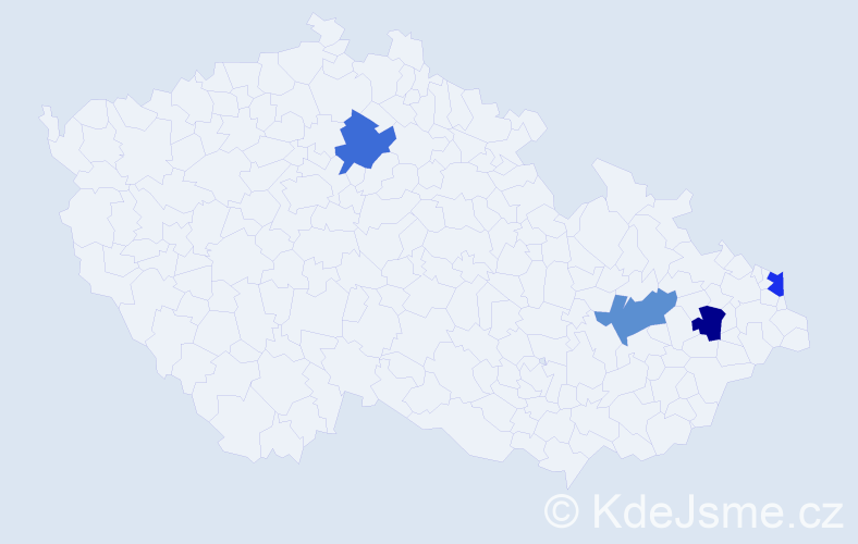 Jméno: 'Tomasz Stanislaw', počet výskytů 4 v celé ČR