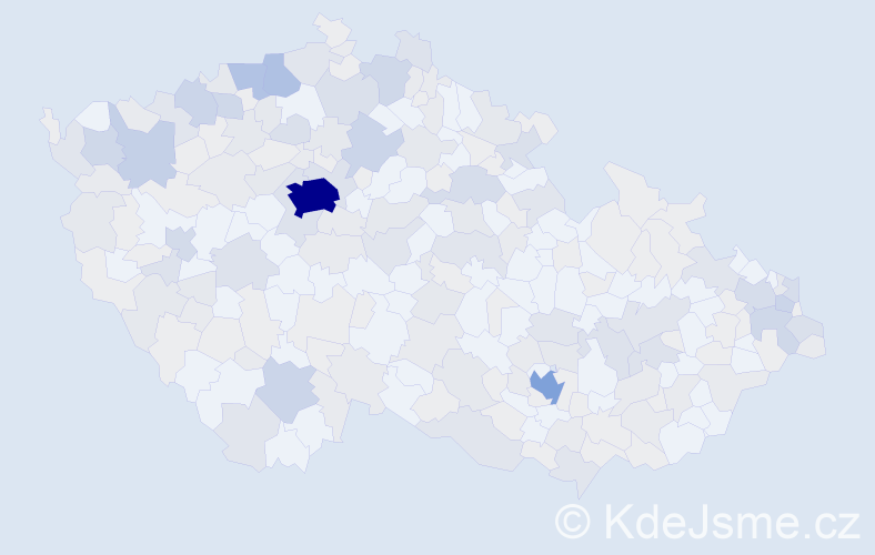 Jméno: 'Eugen', počet výskytů 578 v celé ČR
