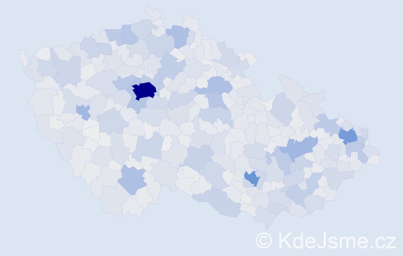 Jméno: 'Veronika', počet výskytů 85080 v celé ČR