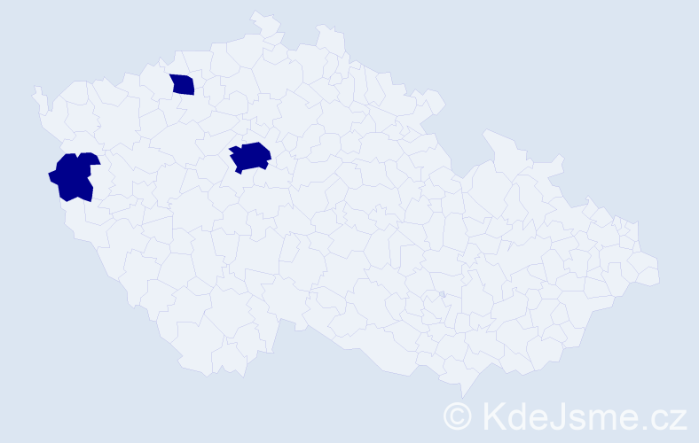Jméno: 'Tú Anh', počet výskytů 3 v celé ČR