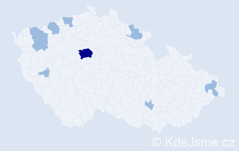 Jméno: 'Ralph', počet výskytů 13 v celé ČR