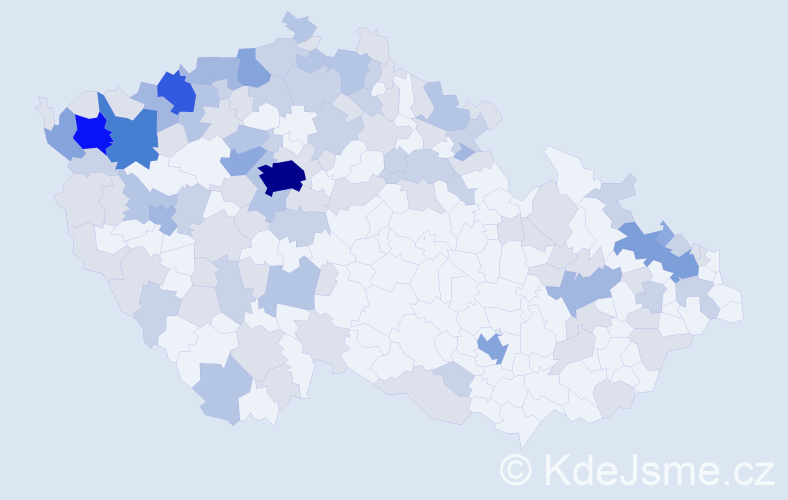 Jméno: 'Gisela', počet výskytů 265 v celé ČR