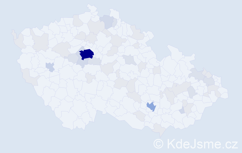 Jméno: 'Renée', počet výskytů 116 v celé ČR
