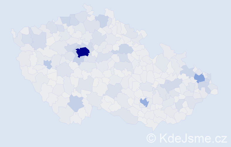 Jméno: 'Daniela', počet výskytů 25971 v celé ČR