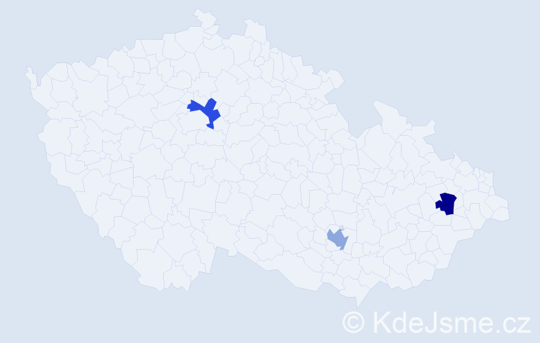 Jméno: 'Patrick Alexander', počet výskytů 3 v celé ČR