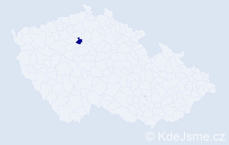 Jméno: 'Stefče', počet výskytů 1 v celé ČR