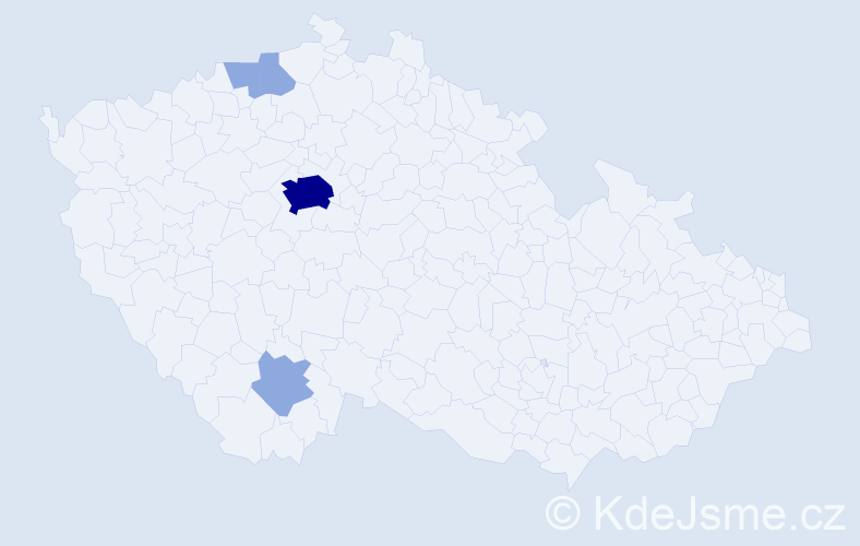Jméno: 'Sadik', počet výskytů 9 v celé ČR