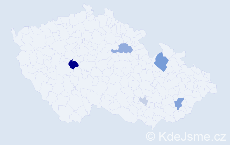 Jméno: 'Martin Dominik', počet výskytů 5 v celé ČR