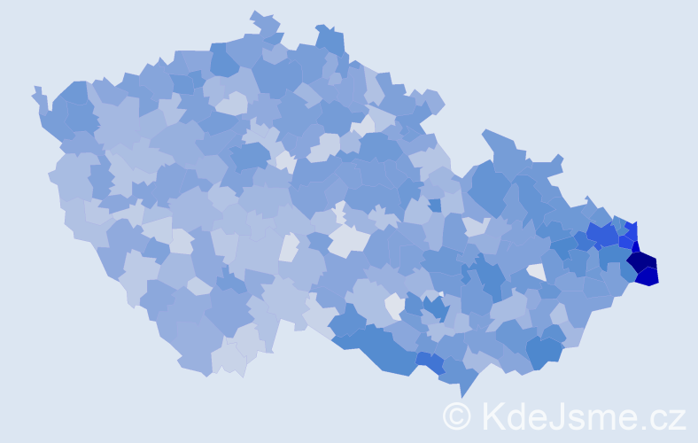 Jméno: 'Darina', počet výskytů 4808 v celé ČR