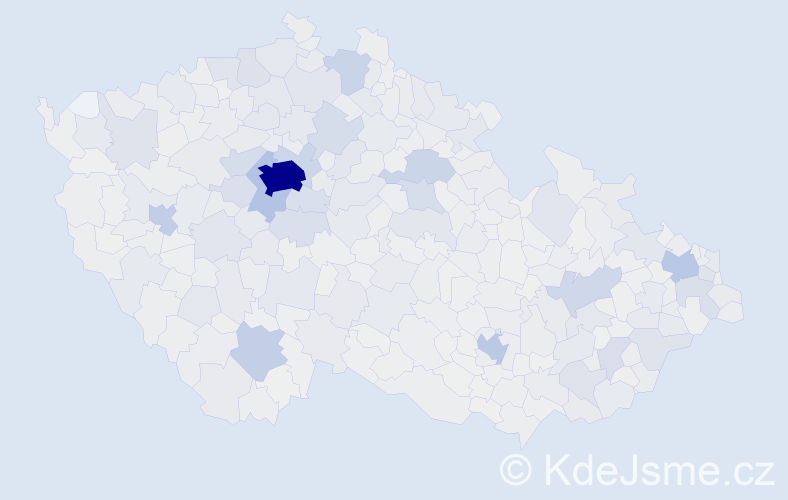 Jméno: 'Johana', počet výskytů 3855 v celé ČR