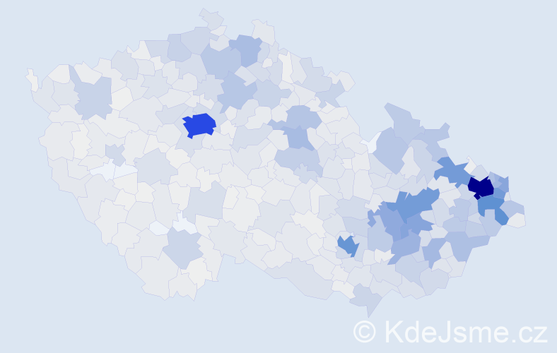 Jméno: 'Břetislav', počet výskytů 5559 v celé ČR