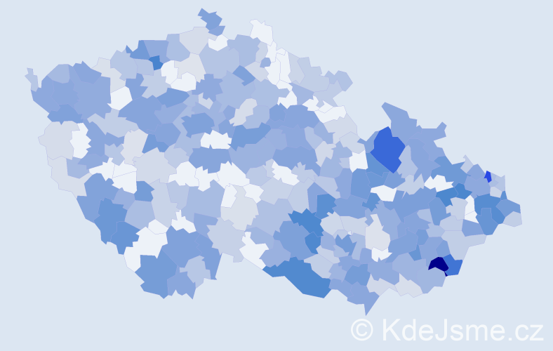 Jméno: 'Otilie', počet výskytů 786 v celé ČR