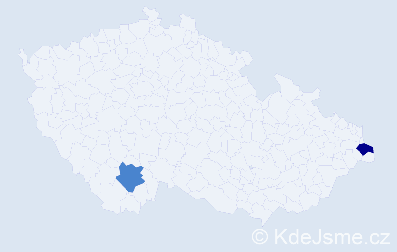 Jméno: 'Serhij Mychajlovyč', počet výskytů 2 v celé ČR