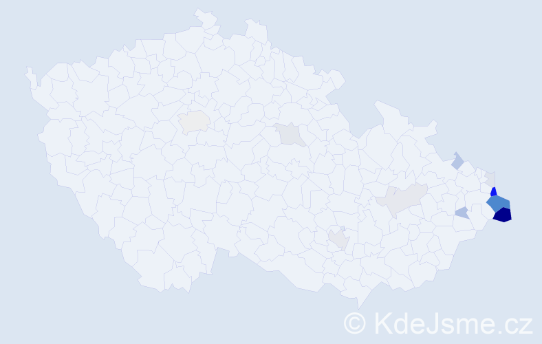 Jméno: 'Szymon', počet výskytů 37 v celé ČR