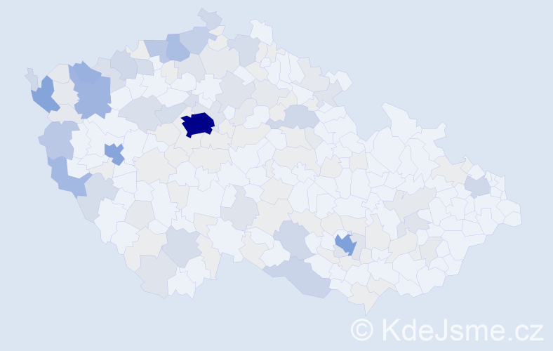 Jméno: 'Hai', počet výskytů 413 v celé ČR