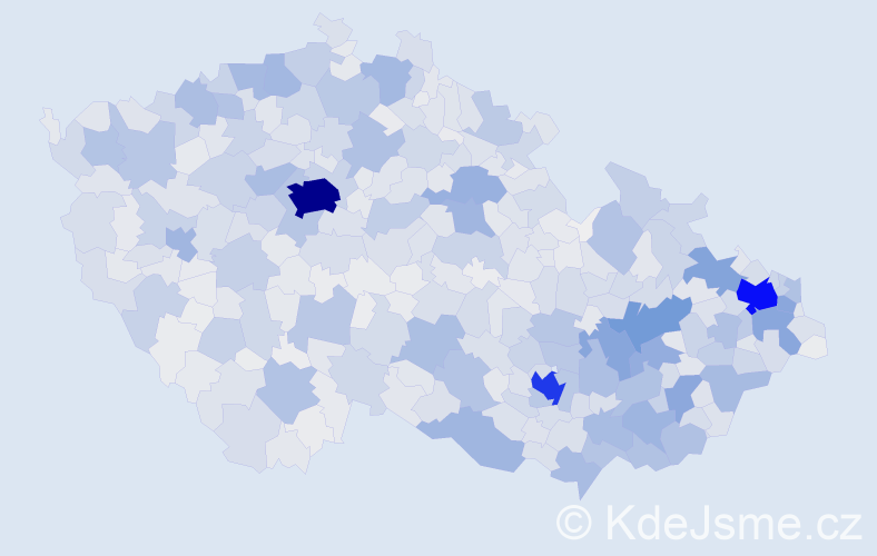Jméno: 'Dušan', počet výskytů 15192 v celé ČR