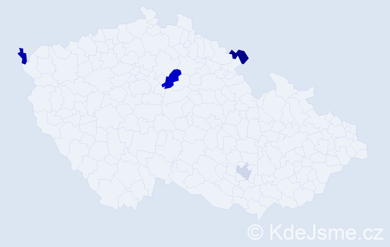 Jméno: 'Félix', počet výskytů 5 v celé ČR