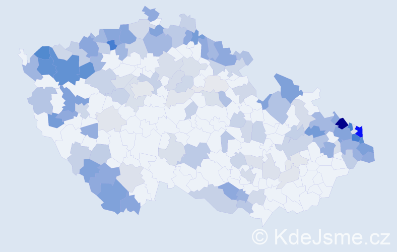 Jméno: 'Herta', počet výskytů 363 v celé ČR