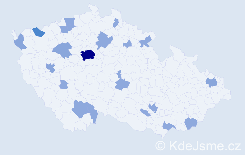 Jméno: 'Thu Hien', počet výskytů 36 v celé ČR