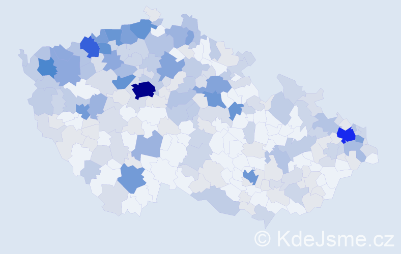 Jméno: 'Dezider', počet výskytů 642 v celé ČR