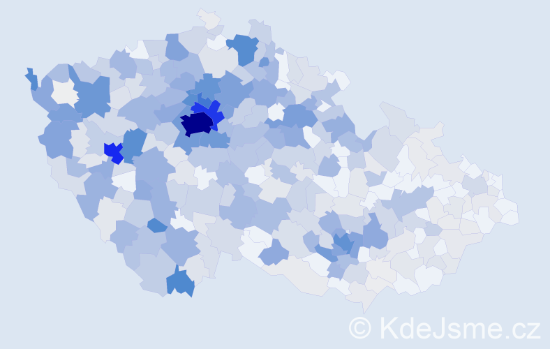 Jméno: 'Olena', počet výskytů 2561 v celé ČR