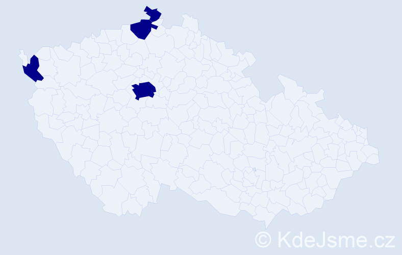 Jméno: 'Van Nga', počet výskytů 4 v celé ČR