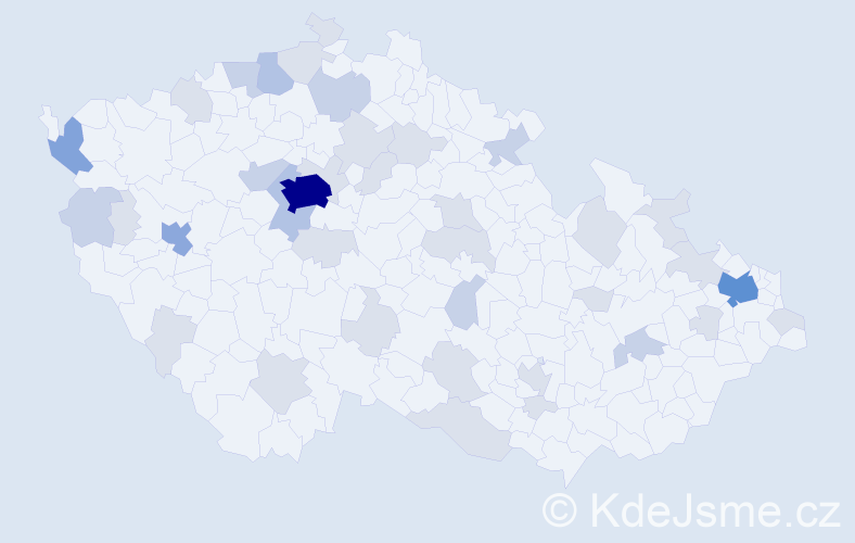 Jméno: 'Thi Thu Ha', počet výskytů 89 v celé ČR