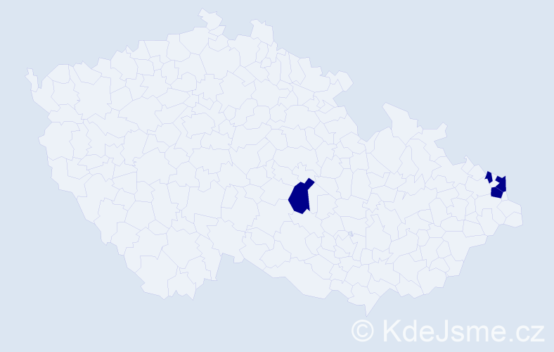 Jméno: 'Jerzy Edward', počet výskytů 4 v celé ČR