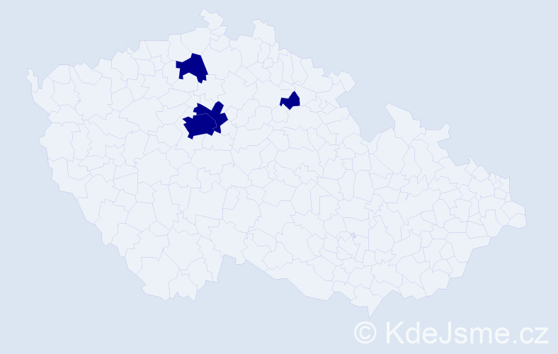 Jméno: 'Lea Anna', počet výskytů 4 v celé ČR