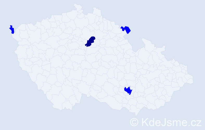 Jméno: 'Félix', počet výskytů 5 v celé ČR