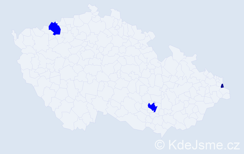 Jméno: 'Kornelius', počet výskytů 4 v celé ČR