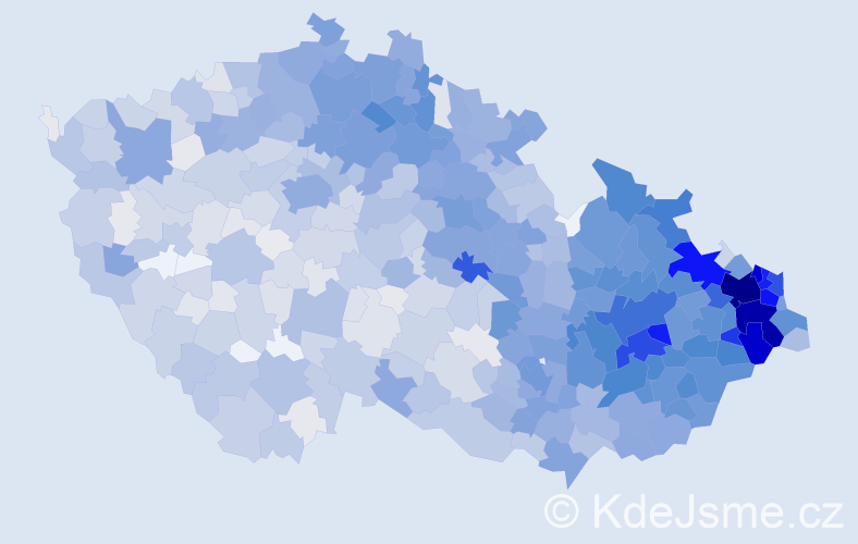 Jméno: 'Břetislav', počet výskytů 5684 v celé ČR