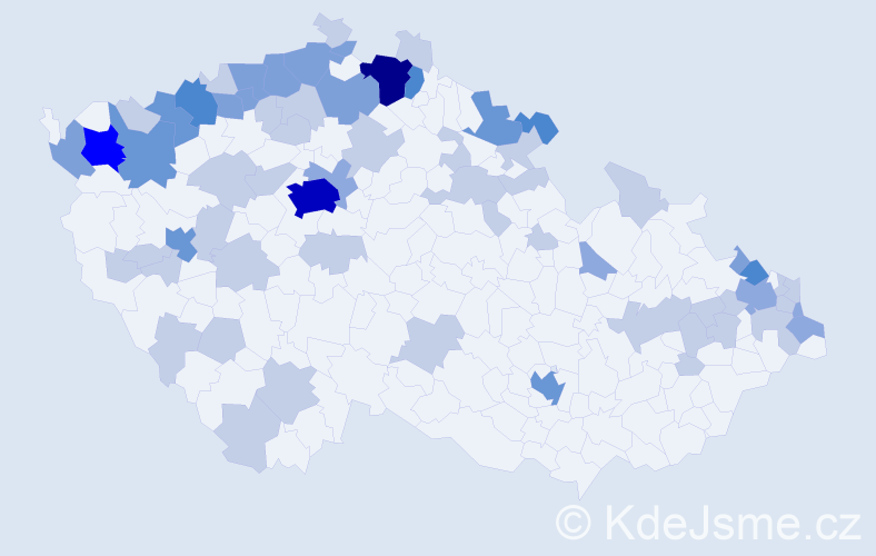 Jméno: 'Ilsa', počet výskytů 145 v celé ČR