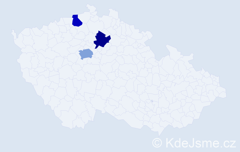 Jméno: 'Yajun', počet výskytů 4 v celé ČR