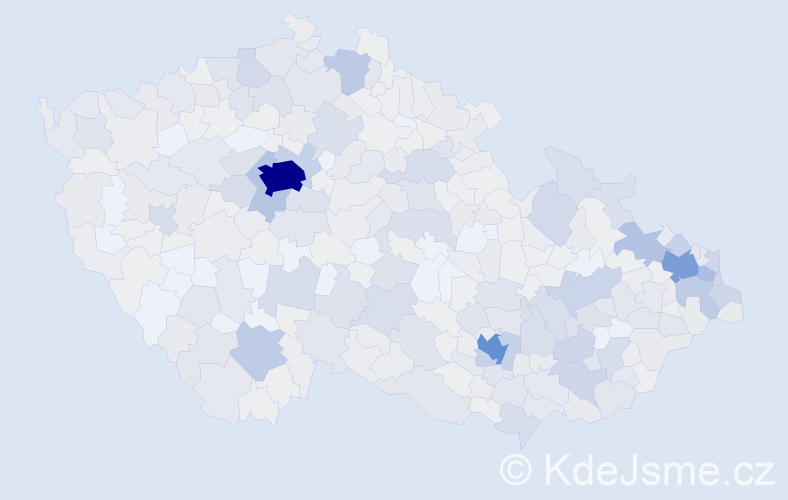 Jméno: 'Teodor', počet výskytů 1152 v celé ČR